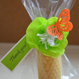 Bišu vaska svece kāzām, viesu pateicības dāvana Ver.1