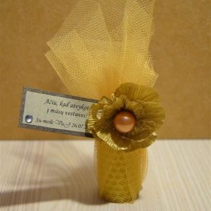 Bišu vaska svece kāzām, viesu pateicības dāvana Ver.9